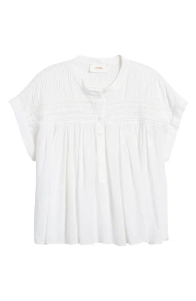 Shop Xirena Louelle Cotton Top In White