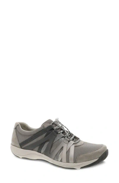 Shop Dansko Henriette Sneaker In Grey Suede