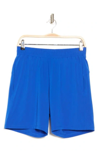 Shop Z By Zella 7" Traverse Training Shorts In Blue Mykonos