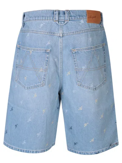 Shop Axel Arigato Shorts In Blue