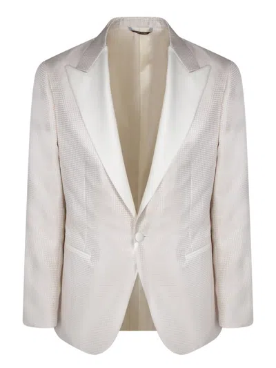 Shop Canali Suits In White