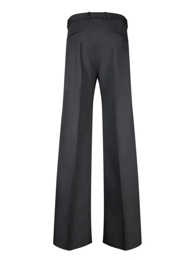 Dolce & Gabbana Wide Fit Black Trousers In Black
