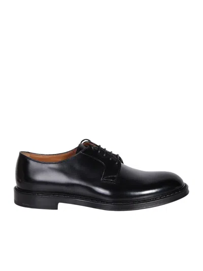 Shop Doucal's Lace-ups In Black