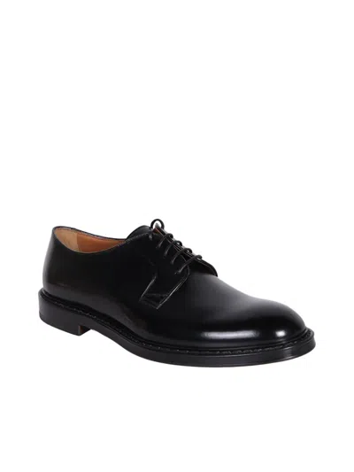 Shop Doucal's Lace-ups In Black
