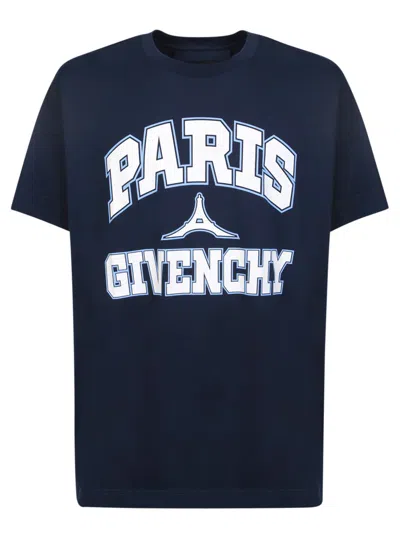 Shop Givenchy T-shirts In Blue