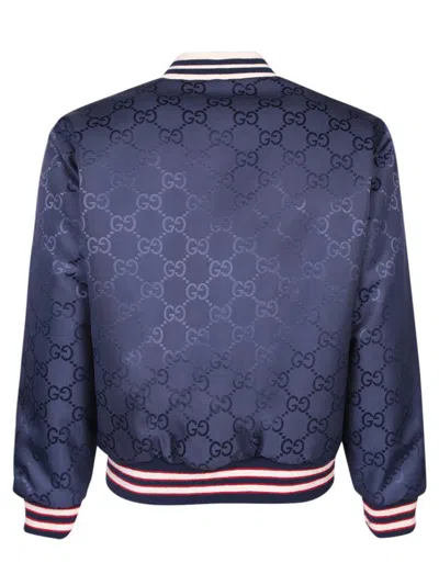 Shop Gucci Jackets In Blue