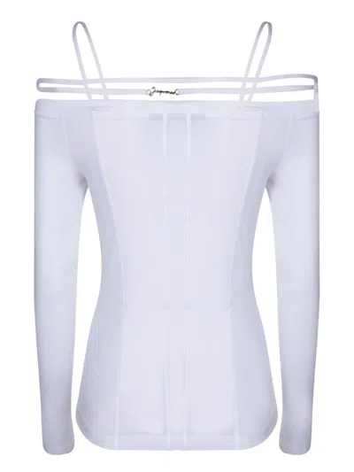Shop Jacquemus Knitwear In White
