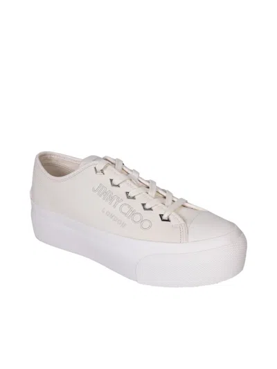 Shop Jimmy Choo Sneakers In White