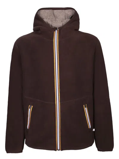 Shop K-way Jackets In Brown