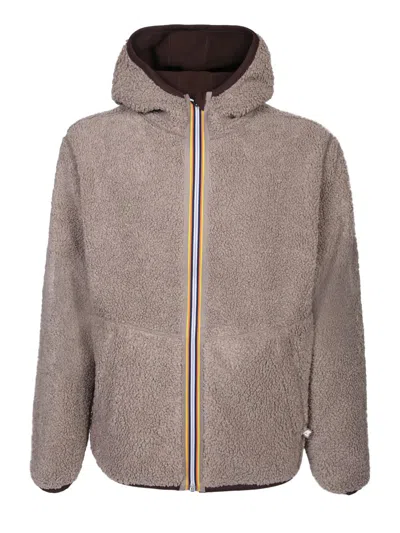 K-way Jack St Thermo Double Down Jacket In Brown