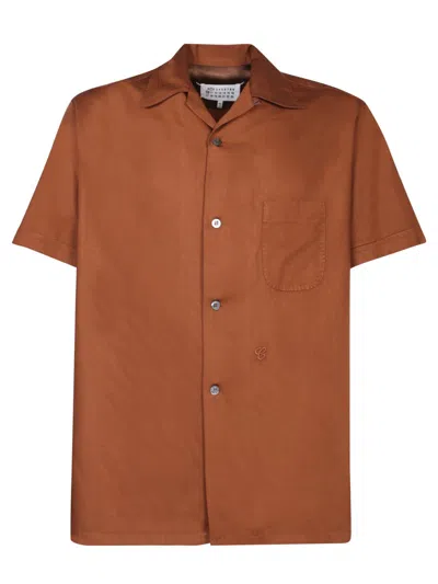 Shop Maison Margiela Shirts In Orange