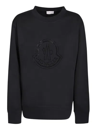 Shop Moncler Sweatshirts In Black