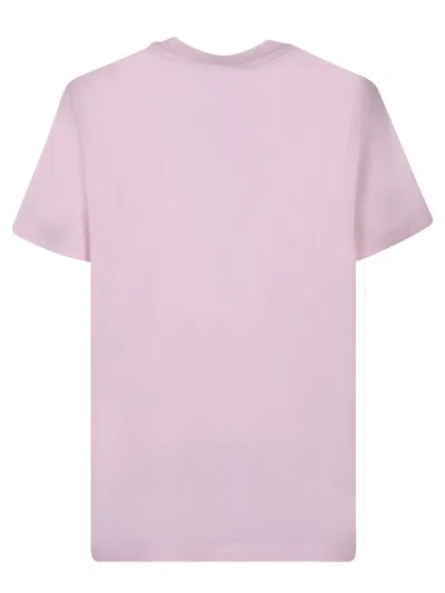 Shop Moncler T-shirts In Pink