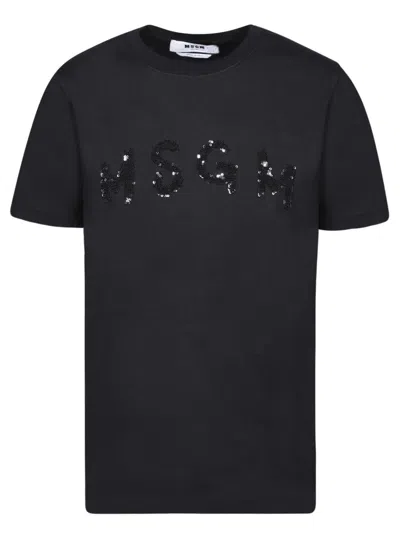 Shop Msgm T-shirts In Black