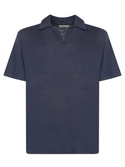 Shop Officine Generale T-shirts In Blue