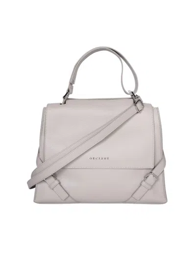 Shop Orciani Bags In Grey