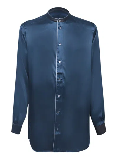 Shop Pierre-louis Mascia Shirts In Blue