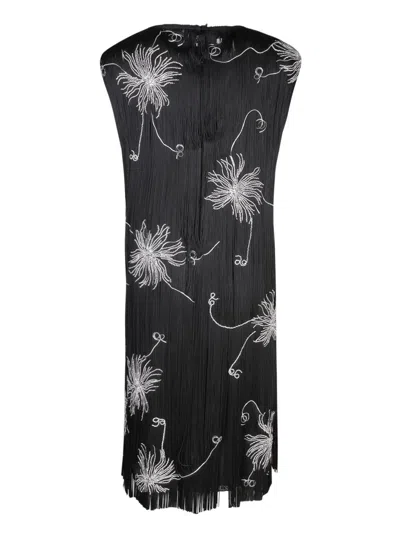 Prada Sleeveless Black Dress In Black