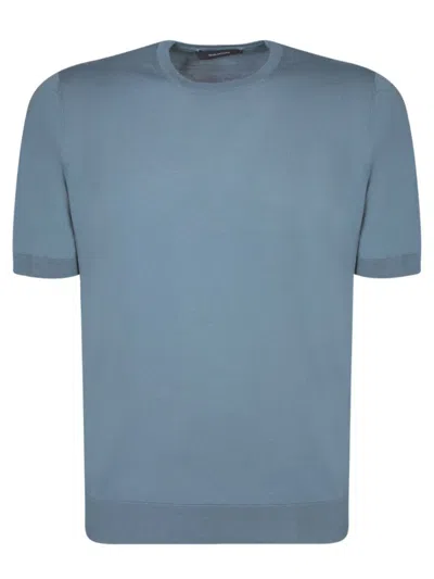 Shop Tagliatore T-shirts In Blue