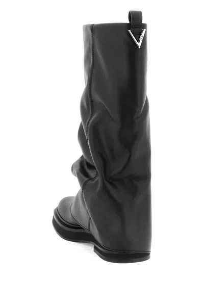 Shop Attico The  Robin Combat Boots In Black