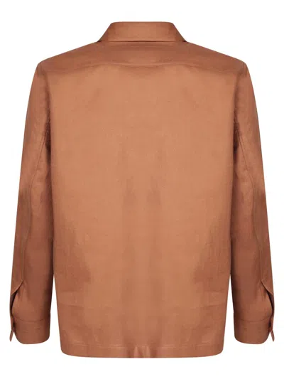 Zegna Sovracamicia In Beige