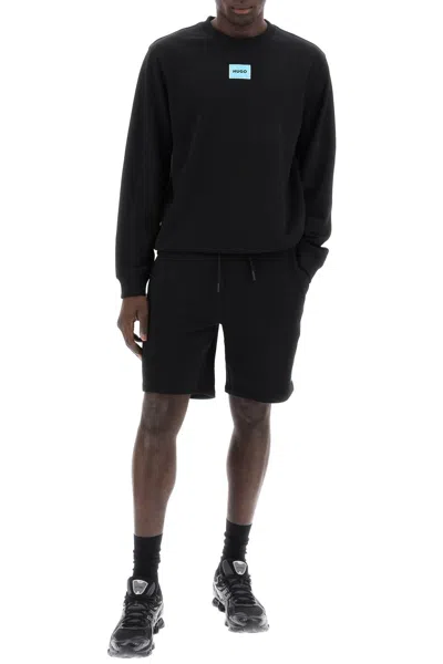 Shop Hugo Diz Sweat Shorts In Black