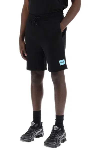 Shop Hugo Diz Sweat Shorts In Black