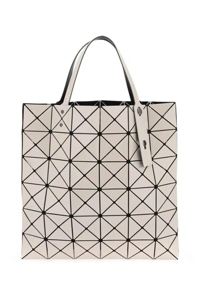 Shop Bao Bao Issey Miyake Lucent Glossy Tote Bag In Beige