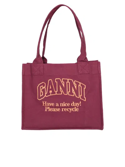 Shop Ganni Bags In Bordeaux