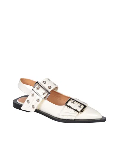 Shop Ganni Shoes In White