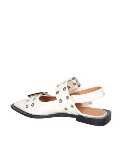 Shop Ganni Shoes In White