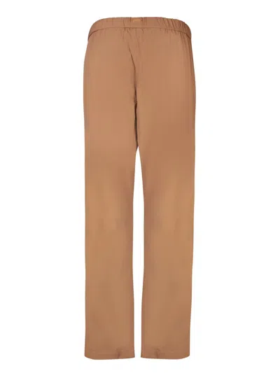 Shop Herno Trousers In Brown