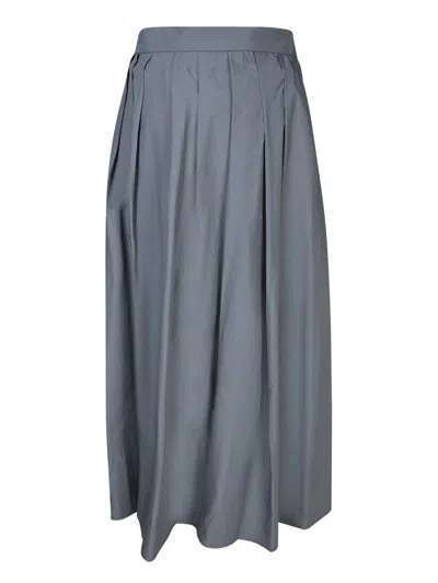 Shop Moorer Skirts In Grey