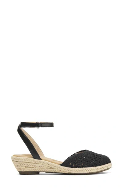 Shop Me Too Naomi Espadrille Wedge Sandal In Black