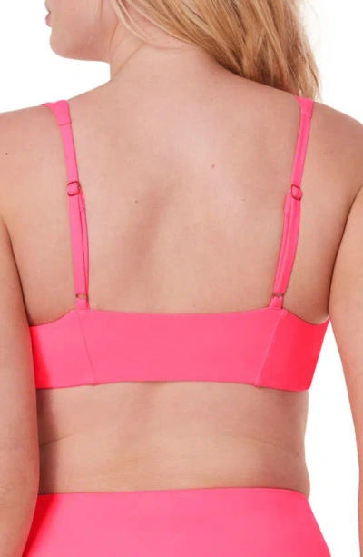 Shop Andie Havana Bikini Top In Neon Grapefruit