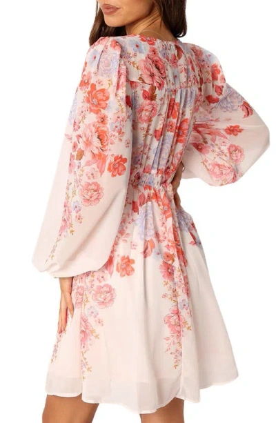 Petal And Pup Petal & Pup Hattie Floral Print Long Sleeve Dress In Multi