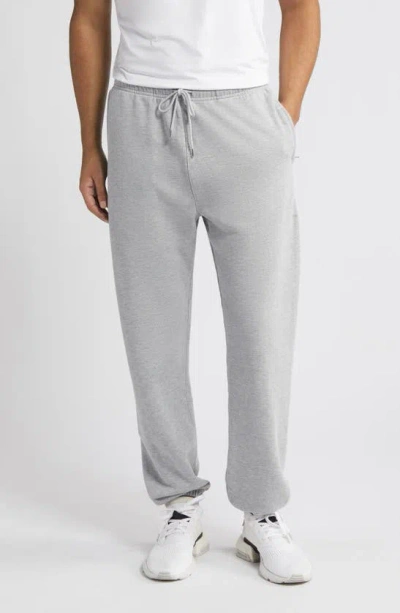 Shop Alo Yoga Chill Drawstring Sweatpants In Athletic Htr Gry