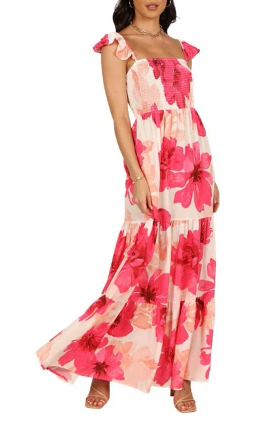Petal And Pup Petal & Pup Tilly Floral Maxi Sundress In Pink