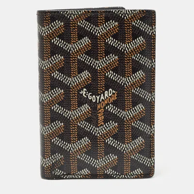 GOYARD Pre-owned Ine Coated Canvas Bifold Card Holder In Brown