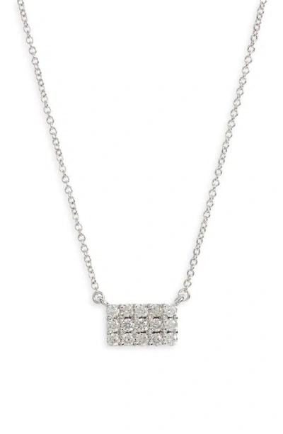 Shop Bony Levy Mika 3-row Diamond Pendant Necklace In 18k White Gold
