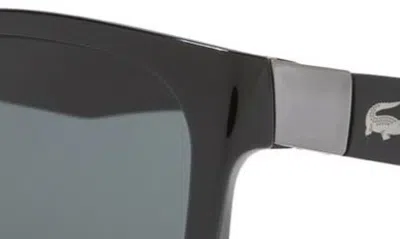 Shop Lacoste 54mm Square Sunglasses In Black
