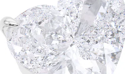 Hautecarat Floating Hearts Lab Created Diamond Ring In 18k White Gold