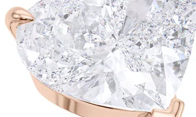 Hautecarat Floating Hearts Lab Created Diamond Ring In 18k Rose Gold