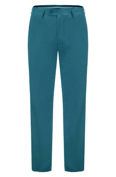 Braveman Premium Slim Fit 3-piece Suit In Sea Green