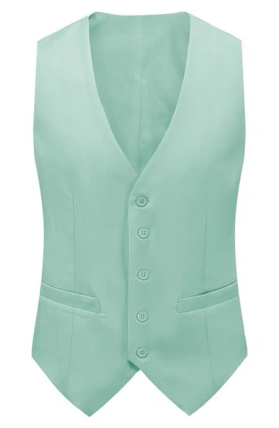 Shop Braveman Premium Slim Fit 3-piece Suit In Mint