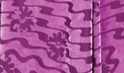 Afrm Cullen Wave Dress In Violet Wave