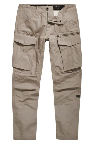 Shop G-star Rovic Zip Pocket Cargo Pants In Elephant Skin