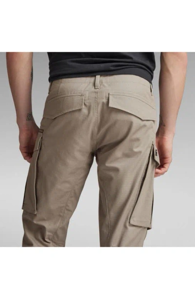 Shop G-star Rovic Zip Pocket Cargo Pants In Elephant Skin