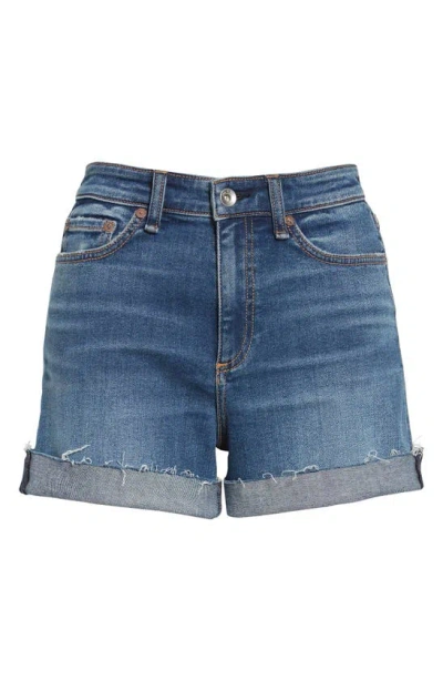 Shop Rag & Bone Nina High Waist Denim Cutoff Shorts In Clover