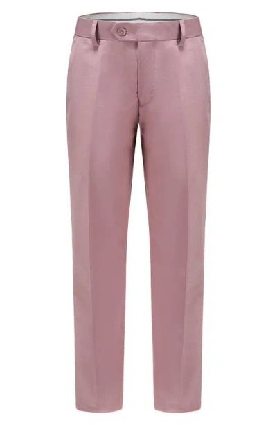 Gino Vitale Premium Slim Fit 3-piece Suit In Dusty Rose